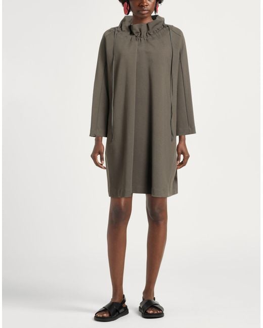Hache Gray Mini-Kleid