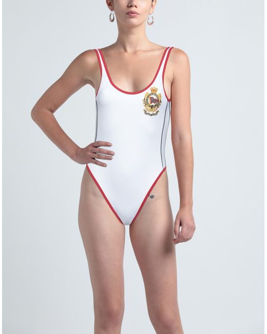 Guess White One-piece Swimsuit