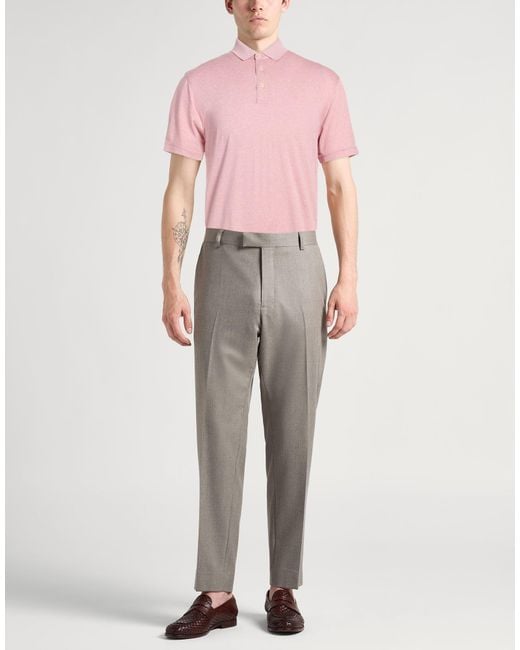 Hackett Pink Polo Shirts for men