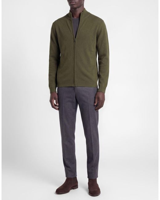 Daniele Fiesoli Green Cardigan for men