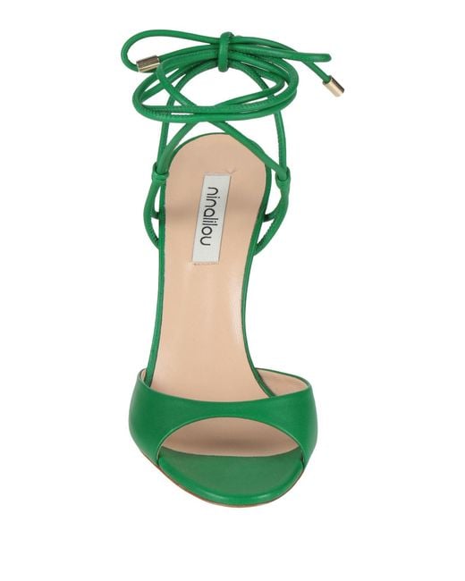 Ninalilou Green Sandals
