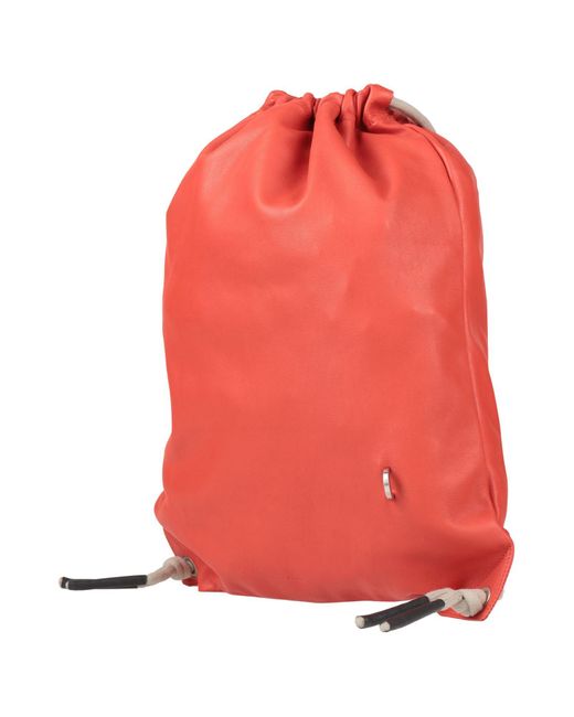 Rick Owens Red Backpack for men