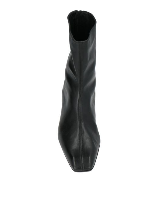 Ras Black Ankle Boots Leather