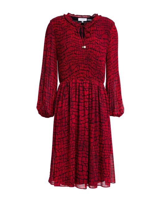 Calvin Klein Red Midi Dress
