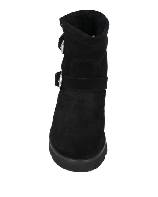 KENZO Black Ankle Boots Leather