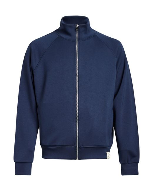 FAMILY FIRST Blue Sweatshirt Viscose, Polyester, Elastane for men