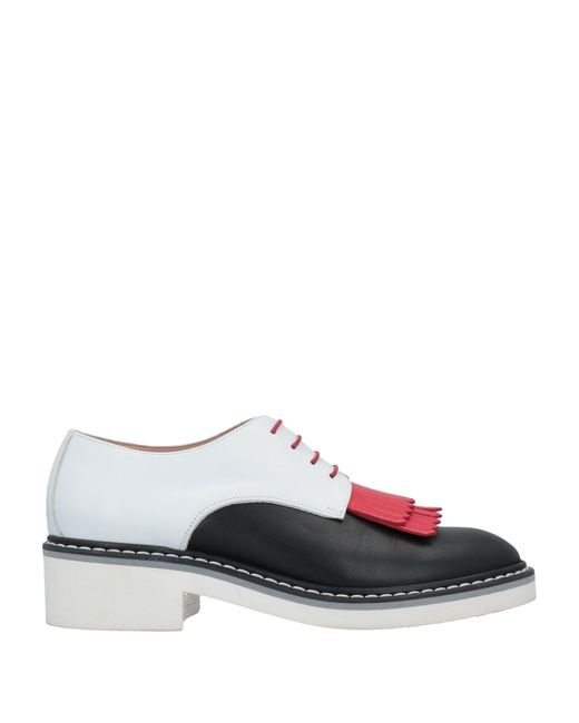 Pollini Gray Lace-up Shoes