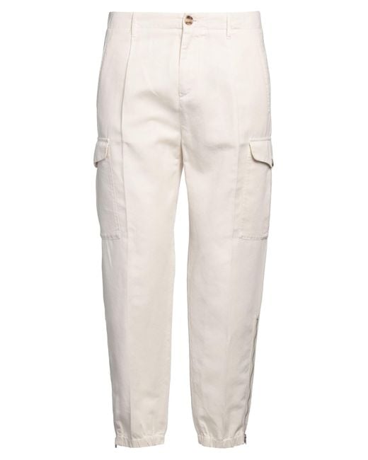 Brunello Cucinelli Natural Trouser for men
