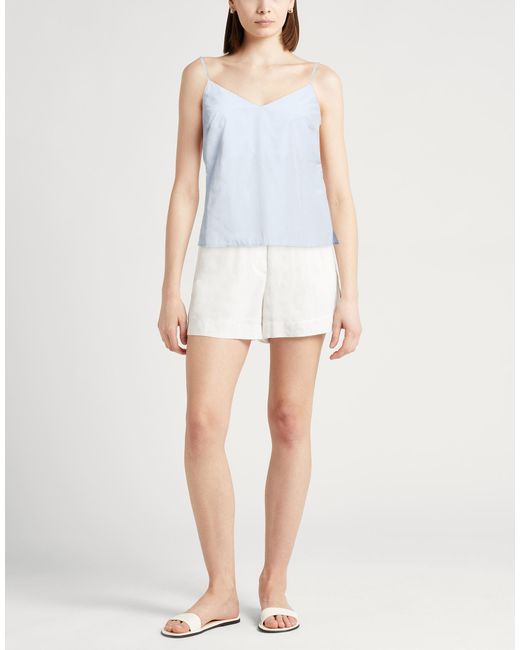 Peserico Blue Top Cotton, Polyester