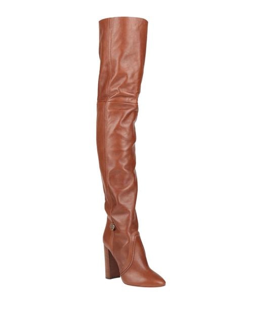 Elisabetta Franchi Brown Boot Leather