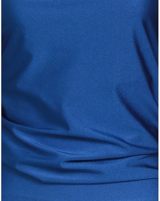 Semicouture Blue Top Polyamide, Elastane