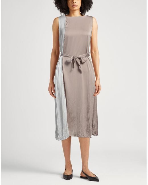 ARMANI EXCHANGE Gray Midi Dress