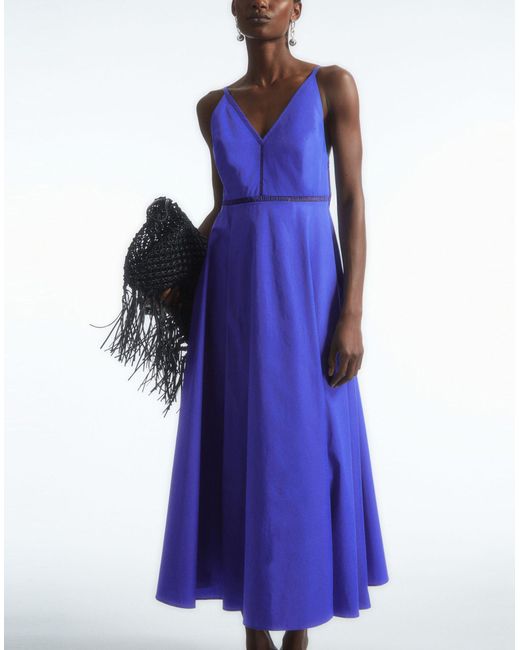 Cos top purple dress