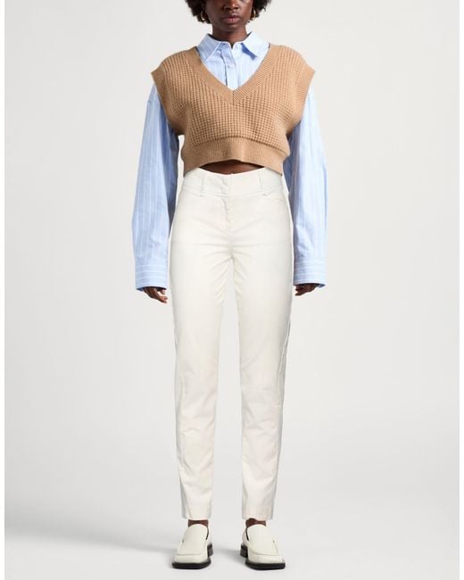 Incotex White Trouser
