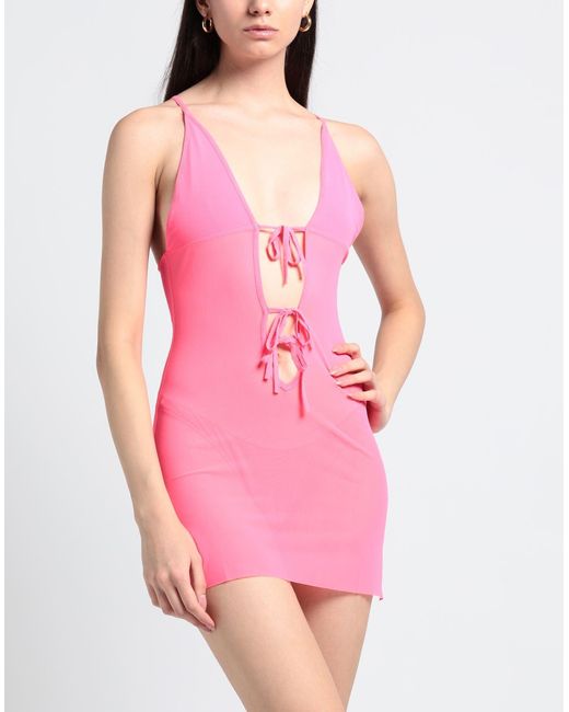 NOT AFTER TEN Pink Slip Dress