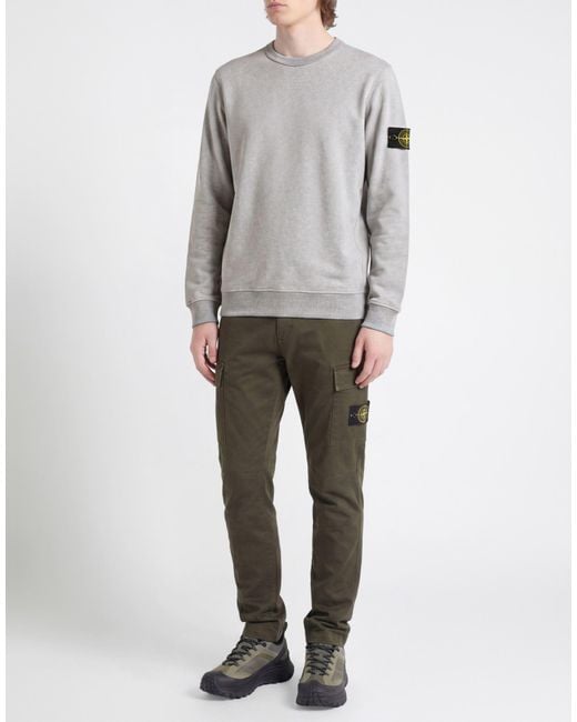 Stone Island Gray Sweatshirt for men