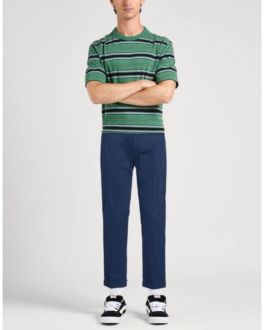 Berwich Blue Pants for men