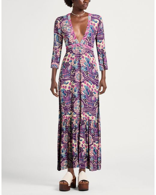 Antik Batik Purple Maxi Dress