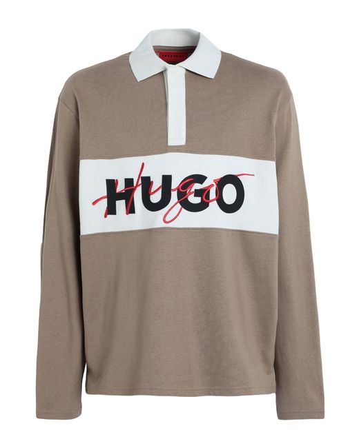 HUGO Gray Polo Shirt for men