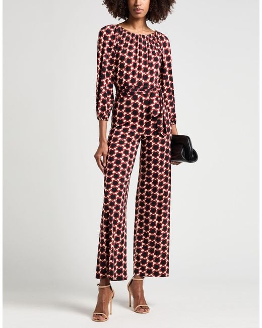 Siyu Red Jumpsuit Polyamide, Elastane