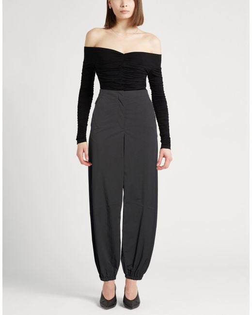 Herno Black Pants Polyamide, Elastane, Polyester