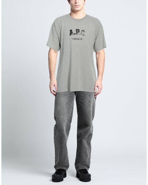 A.P.C. Gray T-shirt for men