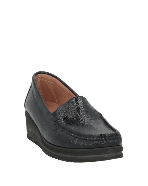 Cinzia Soft Black Loafers Leather