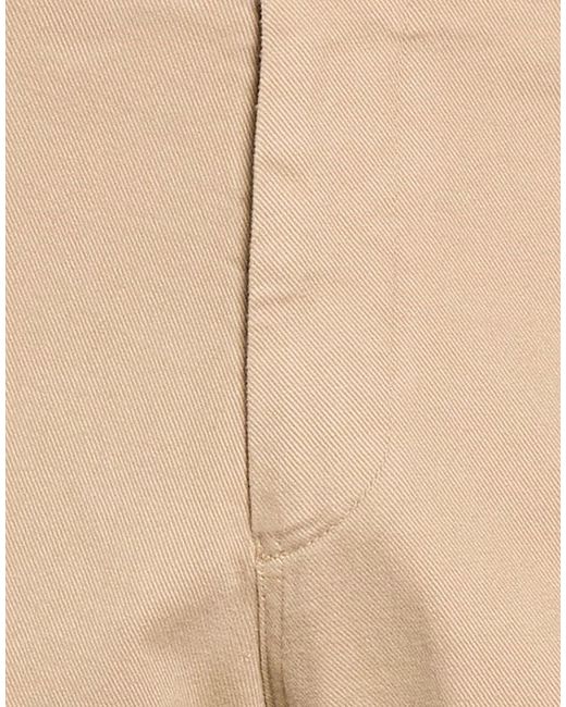 Berwich Natural Camel Pants Cotton, Elastane for men