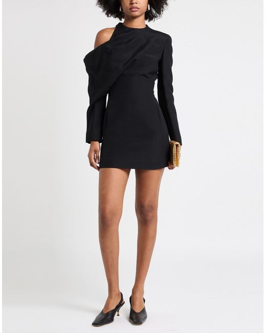 Khaite Black Mini-Kleid