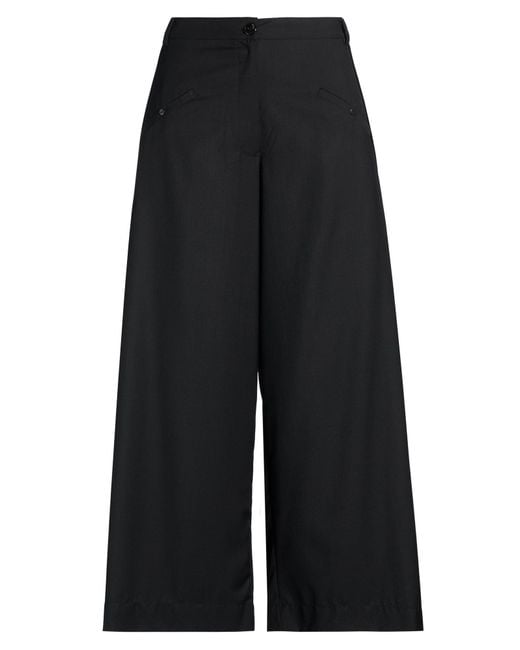 LOVEBIRDS Blue Pants Polyester, Viscose