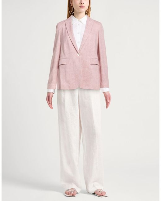 Circolo 1901 Pink Blazer Cotton, Elastane