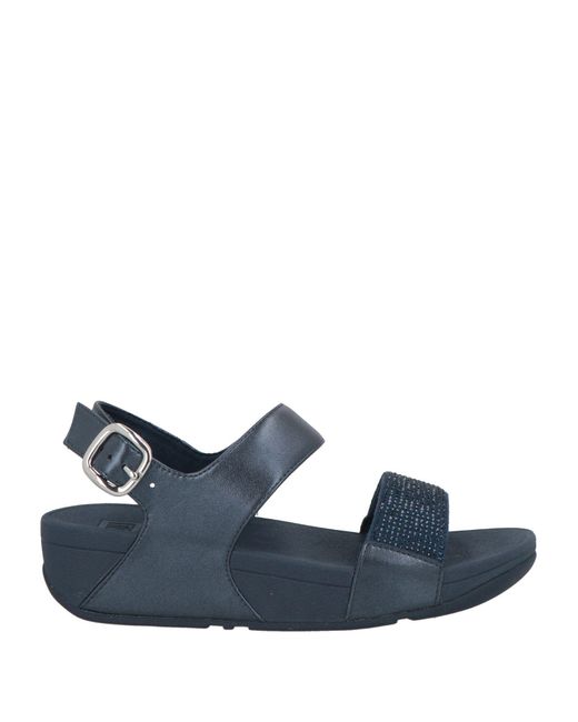 Fitflop Blue Sandals Textile Fibers
