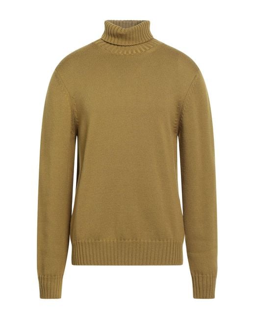 Alpha Studio Green Turtleneck for men