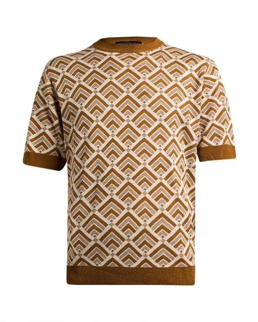 FILIPPO DE LAURENTIIS Natural Sweater Silk, Linen for men