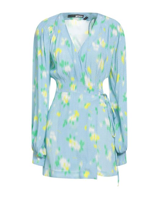 ROTATE BIRGER CHRISTENSEN Blue Mini Dress