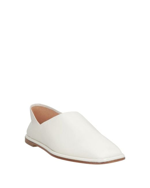 Emporio Armani White Loafers