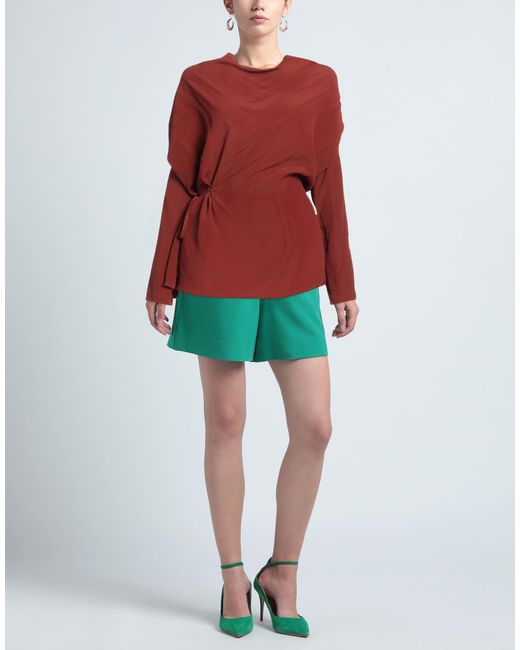Erika Cavallini Semi Couture Red Top