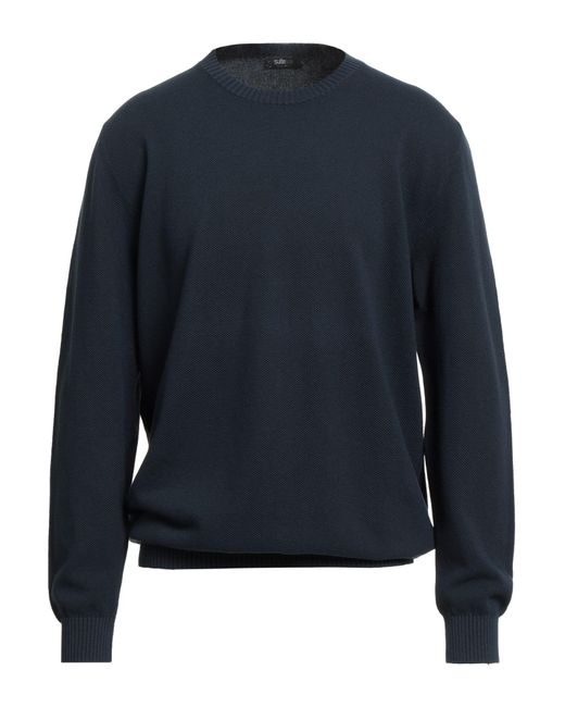 SUITE 191 Blue Sweater Cotton for men