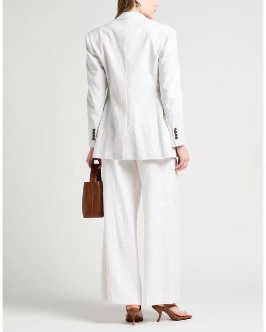Brunello Cucinelli White Blazer