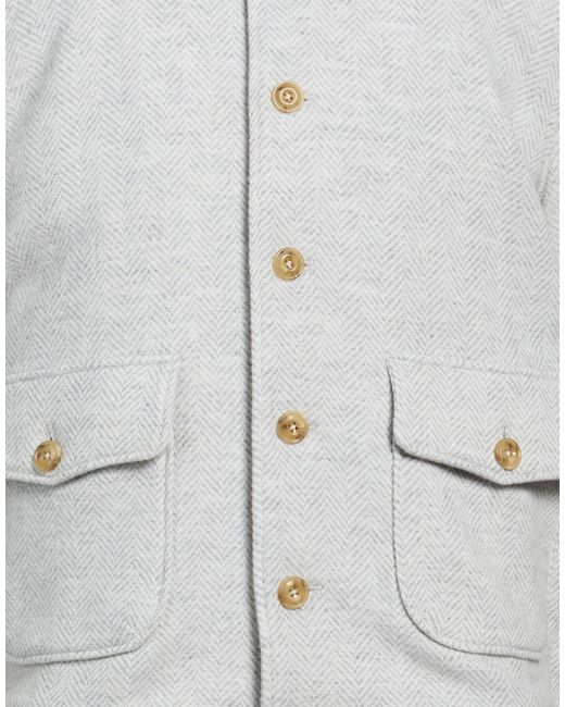 L.b.m. 1911 Gray Light Jacket Virgin Wool, Polyamide for men