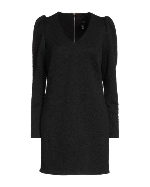 Class Roberto Cavalli Black Mini Dress Polyester, Elastane