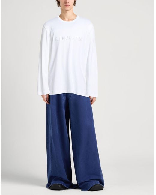 Camiseta Helmut Lang de hombre de color White