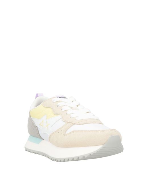 Sun 68 White Trainers