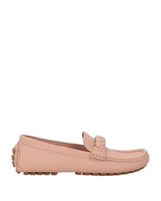 Gianvito Rossi Pink Loafers Calfskin