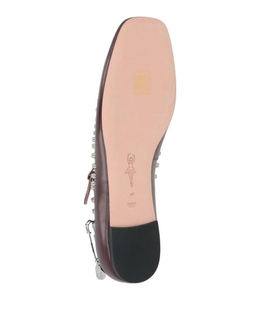 Bally Brown Ballet Flats