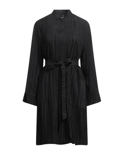 Pierantonio Gaspari Black Mini Dress Viscose