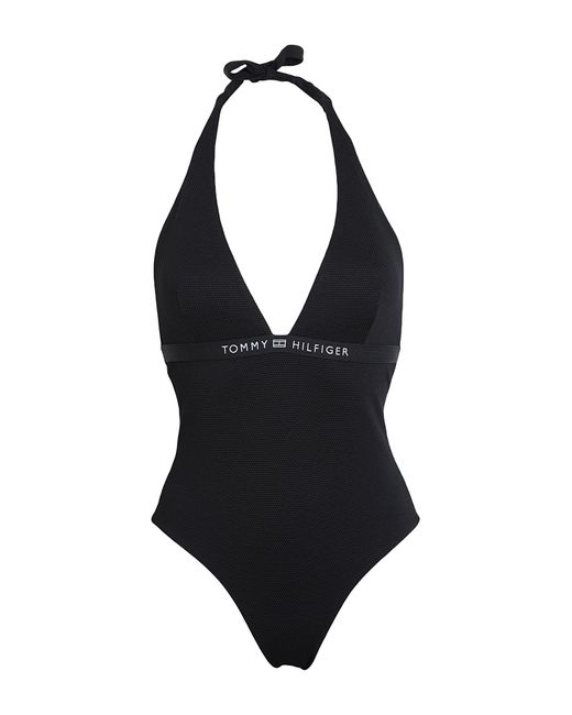 Tommy Hilfiger Black One-piece Swimsuit