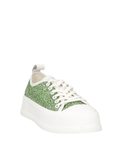 Tosca Blu Green Sneakers Leather, Textile Fibers