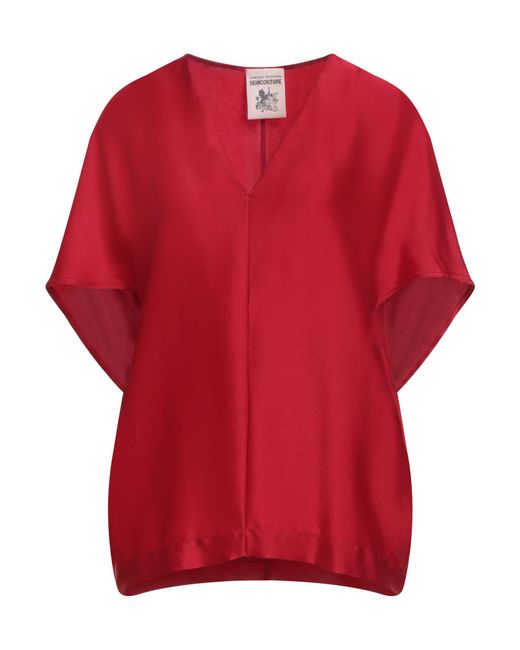 Semicouture Red Tops