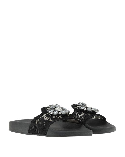 Dolce & Gabbana Black Sandals